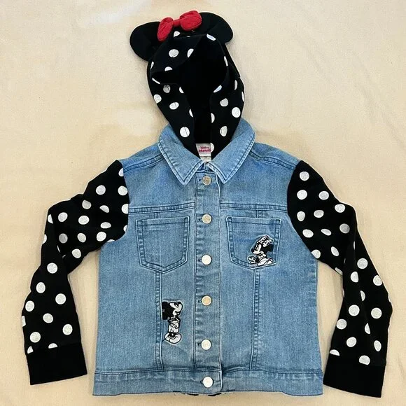 Minnie Mouse Denim Jacket - Size 6 - Picture 1 of 4